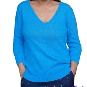 L'Agence 100% pur amour V-Neck Sweater